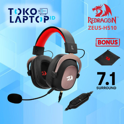 Redragon H510 / H510 Rgb Zeus 7.1 Surround Sound Gaming Headset Termurah Terlaris Promo