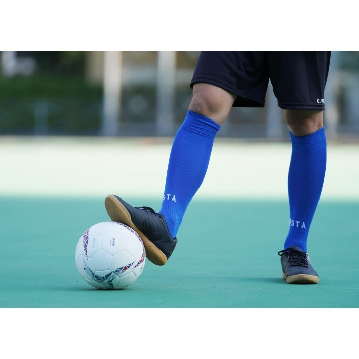 Kipsta Sepatu Futsal Lap. Vinyl F100 Hitam Decathlon - 8407399
