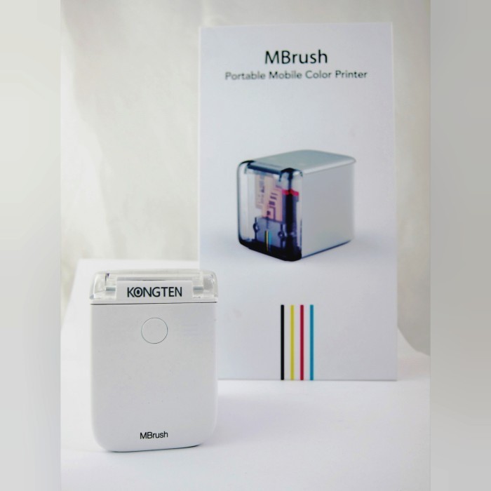 Mbrush Kongten Handheld Printer Portable Mini Inkjet Printer Color