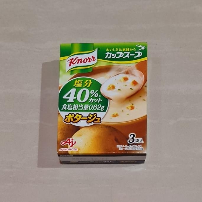 

Bumbu Knorr Cup Instant Soup Potage Japan 40% Less Salt 3 Bags TA