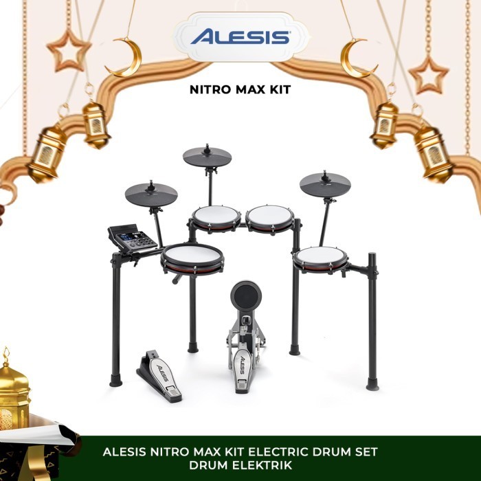 Alesis Nitro Max Kit Electric Drum Set Drum Elektrik Termurah Terlaris Promo