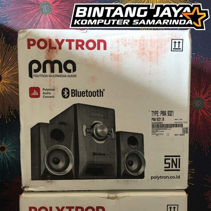 *****] Speaker / Salon Polytron PMA-9321 Multimedia Bluetooth Bazzoke