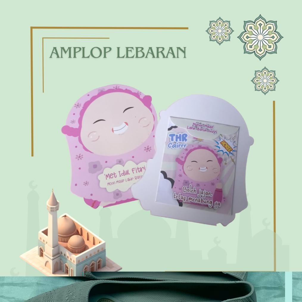 

Serba Murah Amplop Lebaran 1 Pak Isi 8Pc Cuci Gudang