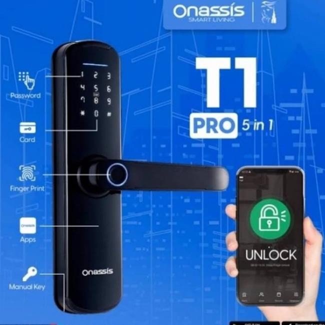 Onassis T1 Pro Smart Door Lock Readystock