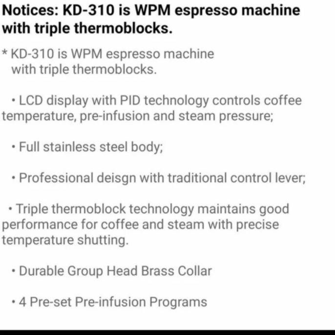 Mesin Kopi Welhome Pro Wpm Kd310 Tamanbelanja1