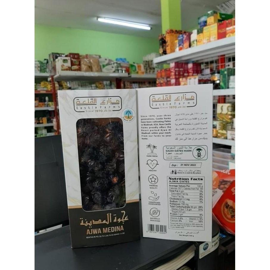 

Diskon Kurma Ajwa Organik 500Gr Aliyah Castle Farm Organic Asli Kurma Geordino516