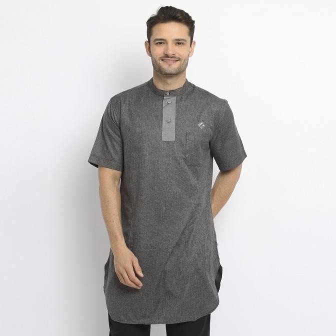 Baju Koko Kurta Pria Hisyam Lengan Pendek Art G2106
