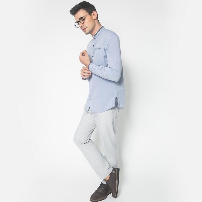 Lgs - Kemeja Koko - Lengan Panjang - Biru Muda - Jsh.385.S941Kf.264.C