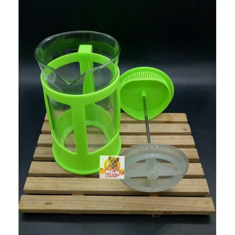 Coffee Plunger 800ml French Press 800ml Tutup Plastik / Saringan Kopi rickostore