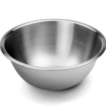 Mixing Bowl Stainless Steel 26CM TEBAL - Baskom stainless 26cm rickostore