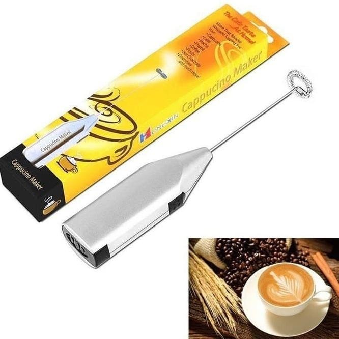 Fast Milk Former pembuih susu Cappuccino Stainless Steel Whisk 2191 rickostore