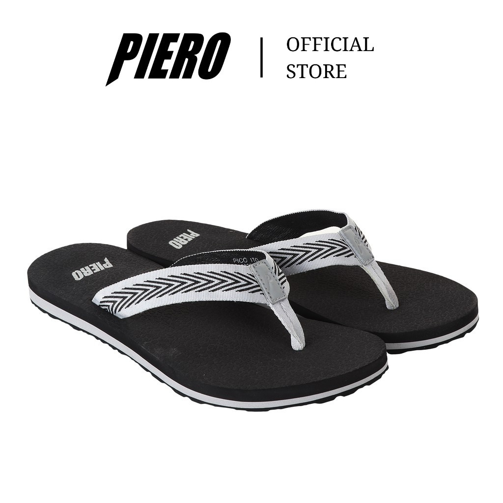 PIERO SANDAL JEPIT PRIA PICO ITO  GREY/BLACK/WHITE P80041