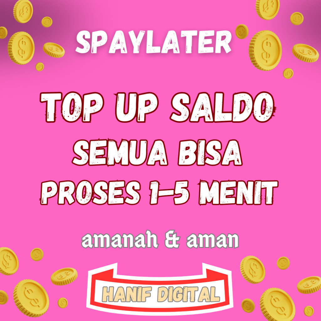 

Topup Saldo Semua Atau Isi Saldo Proses Cepat