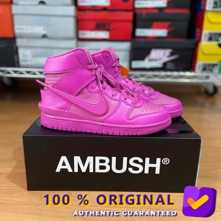 Nike Dunk High x AMBUSH - Active Fuchsia - US 7
