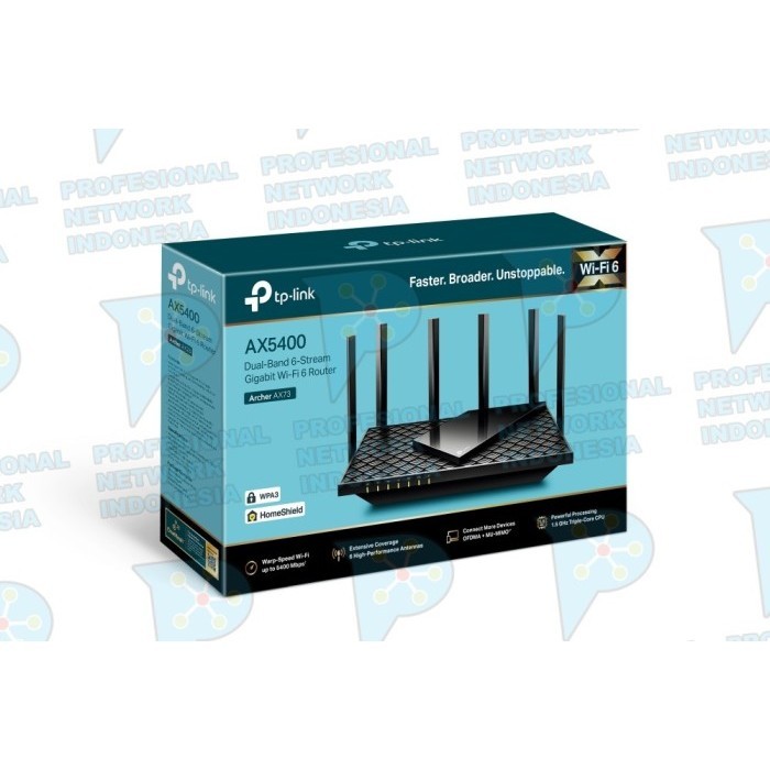 Tp-Link Archer Ax73 Ax5400 Wifi 6 Wireless Router Tplink Ax 73 Ax 5400