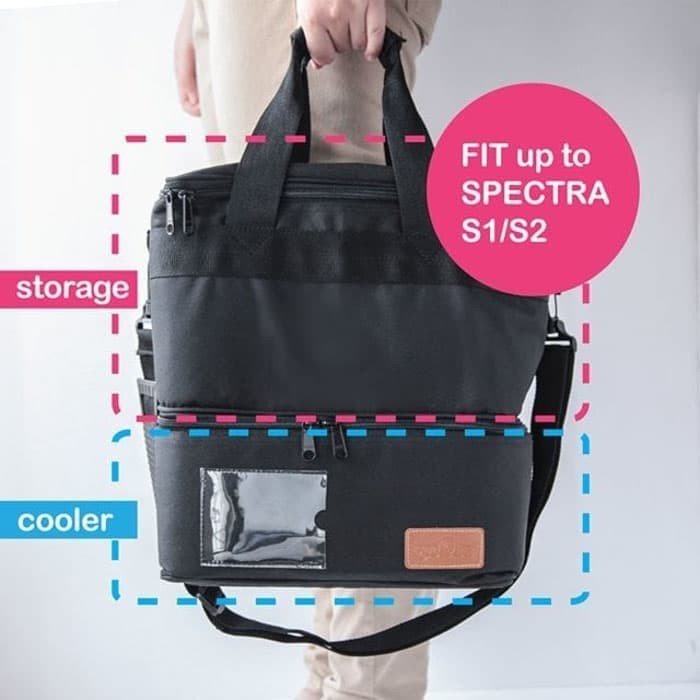 Spectra Carrier Bag Navy Tas Perlengkapan Anak Bayi Cooler Bag Biru