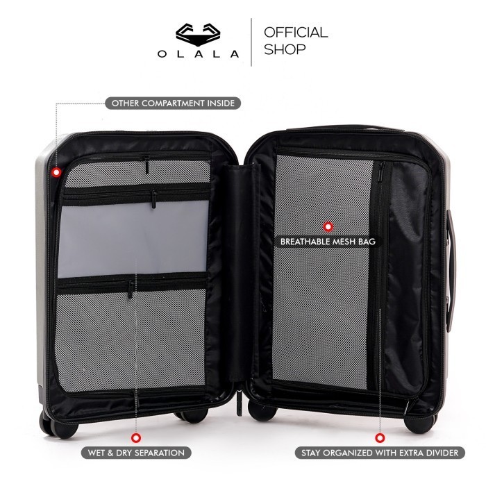 20-24 Inch Softcase Koper Cabin Koper Bagasi Suitcase Luggage M004