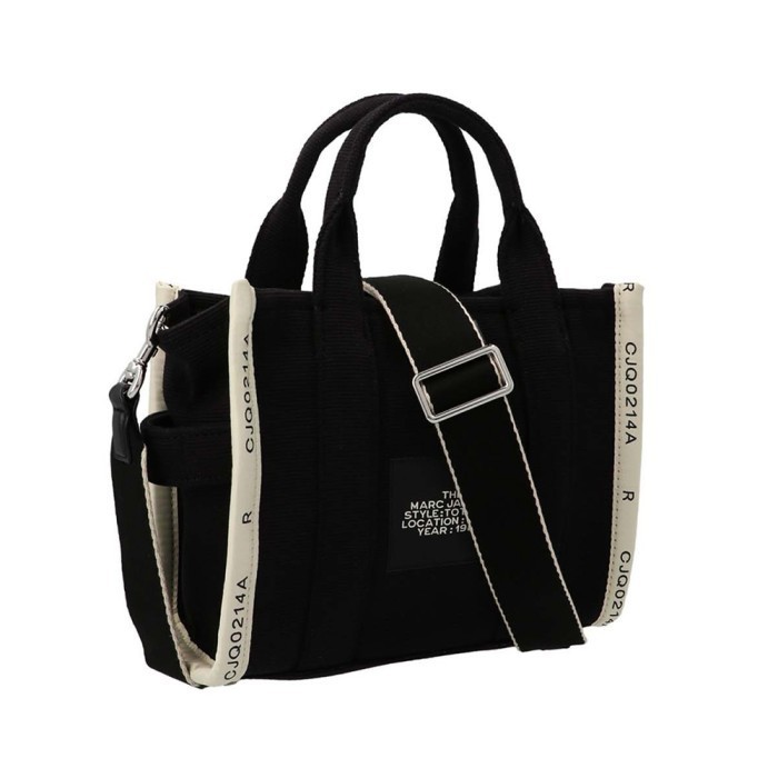 Marc Jacobs The Jacquard Small Tote Bag Black