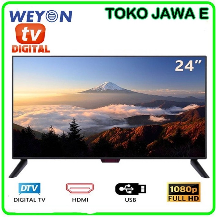 Big Promoo - Led Tv Weyon 24 Inch Gambar Hd Digital Tv