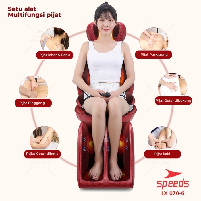 Kursi Pijat Elektrik Kursi Pijat Mobile Alat Pijat Elektrik 070-6