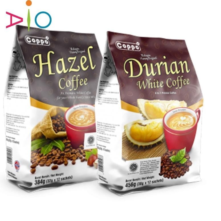 

COPPO White Coffee Durian | Coppo Coffee Hazel Hazelnut | Coppo Kopi Penang