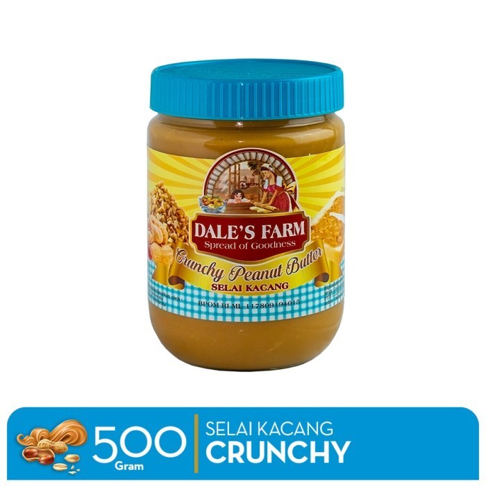 

Dales Farm Crunchy Peanut Butter Selai Kacang 500gr