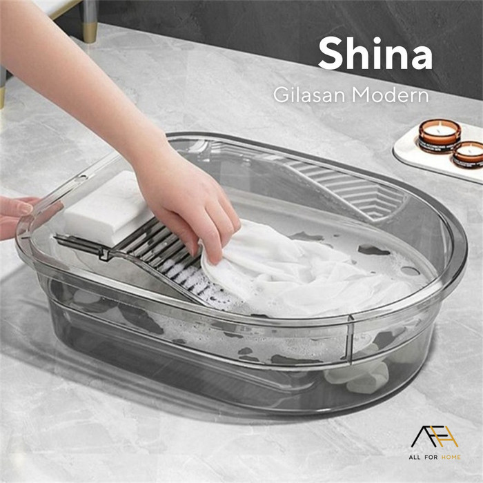 AFH SHINA BAK CUCI PAPAN GILASAN BAJU / PAPAN SET CUCI BAJU PORTABLE