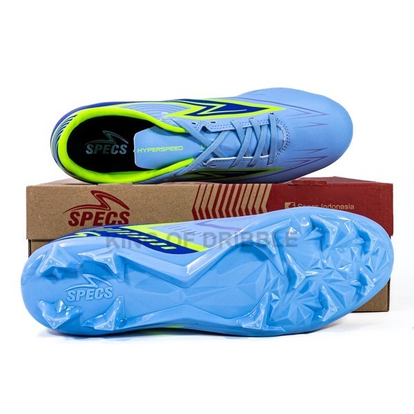 Sepatu Bola Specs Hyperspeed 1.5 Fg Lilac Blue 102054 Original Bnib