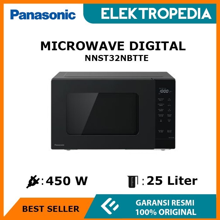 Panasonic - Microwave Digital 25 Liter 450 Watt Nnst32Hmtte