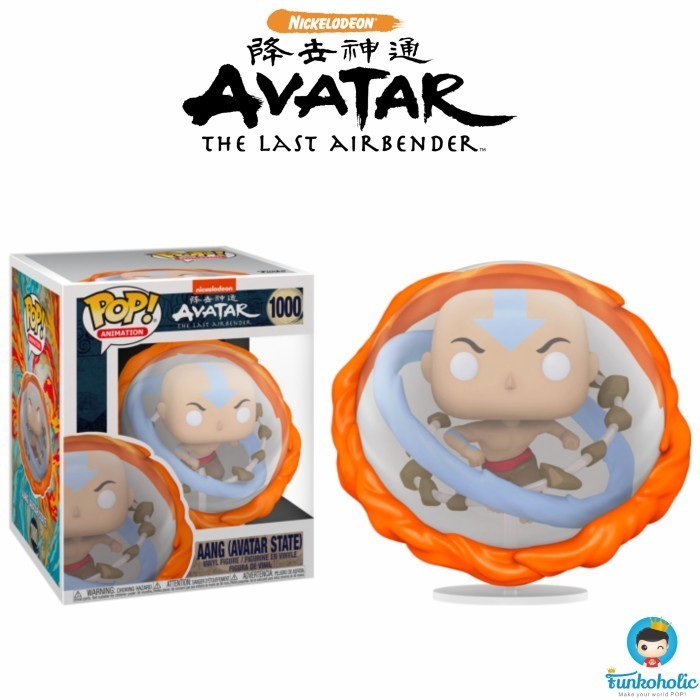 Funko Pop Avatar The Last Airbender - Aang (Avatar State) 6" / 6-Inch