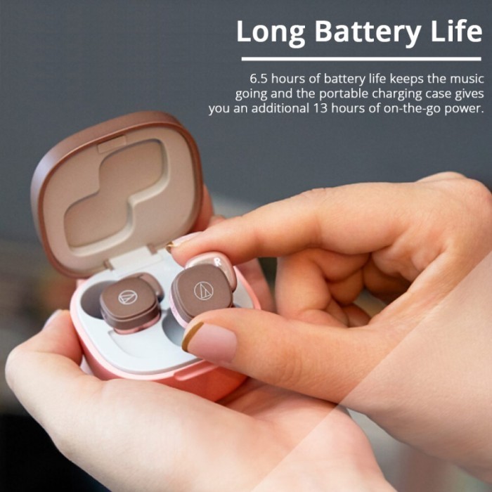 Audio Technica Ath-Sq1Tw Wireless Earbuds Sq1 Tw Sq 1 Tws Earphone Ath