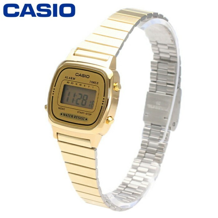 Casio La670Wga-9Df - Jam Tangan Wanita - Gold