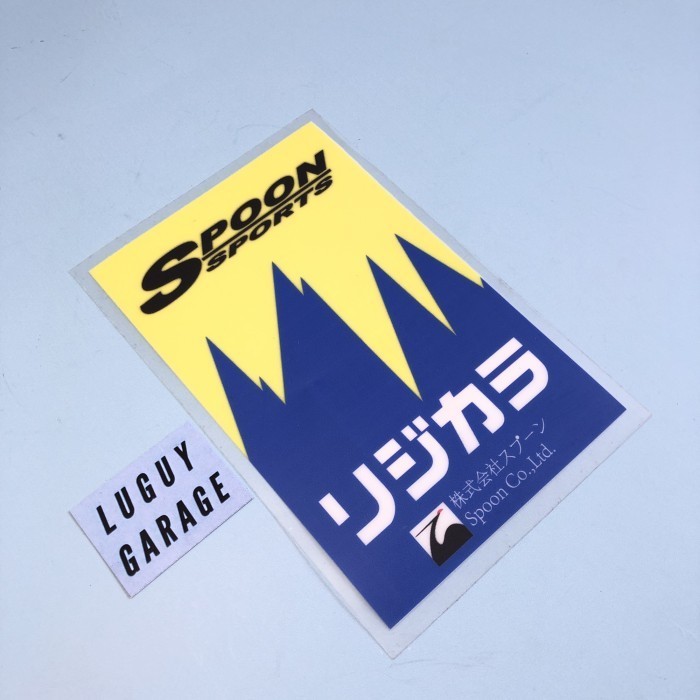 STICKER KACA MOBIL SPOON SPORTS JAZZ BRIO