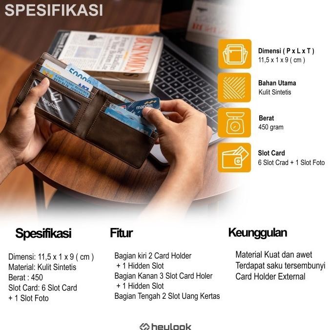 Dompet Pria Trafford Dompet Kulit Dompet Stnk Dompet Kartu Heylook