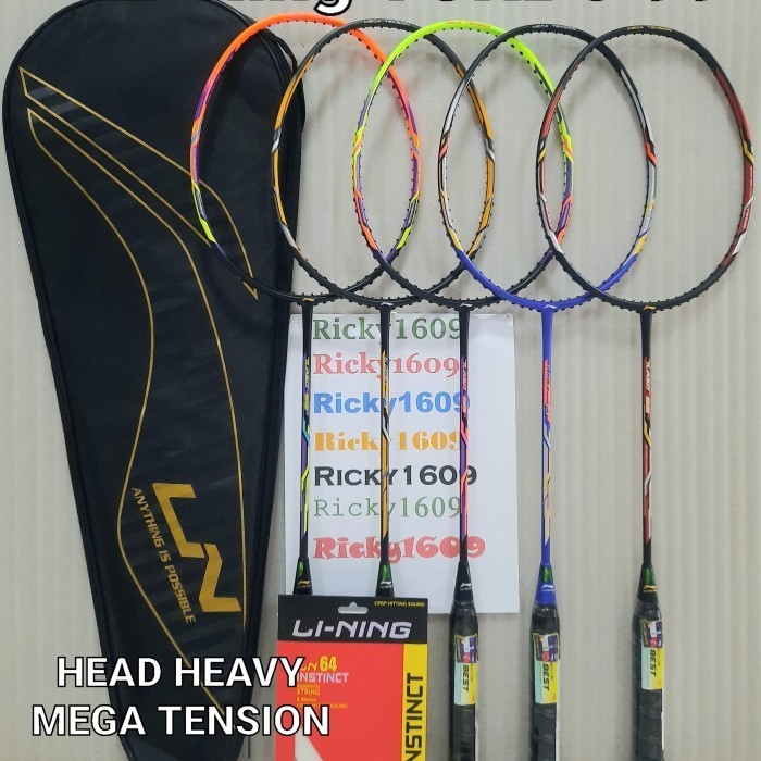 RAKET BADMINTON LINING TURBO 99 (MEGA TENSION UP TO 30 LBS) ORIGINAL