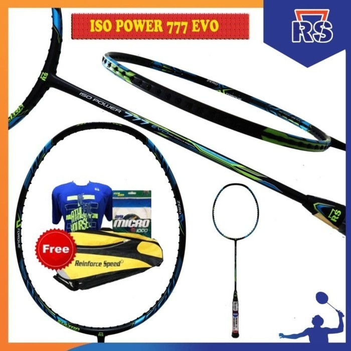 RS ISO POWER 777 EVO RAKET BADMINTON ORIGINAL