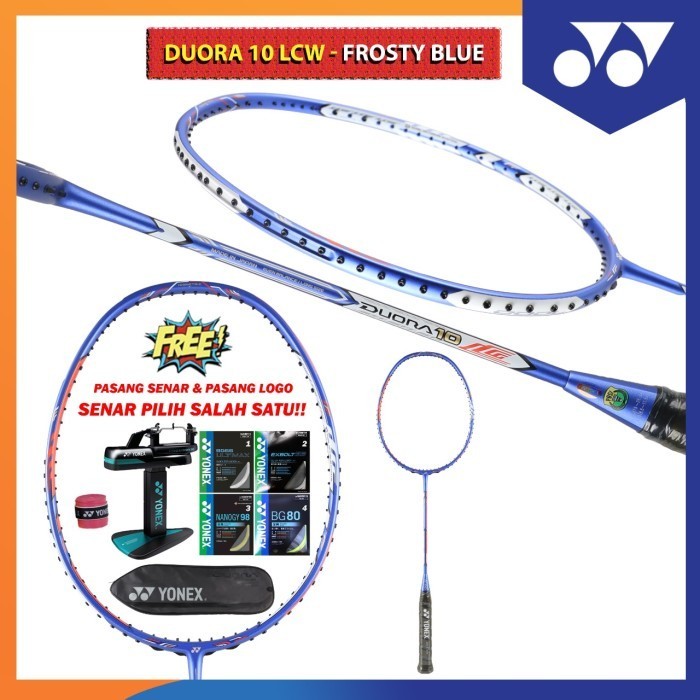 YONEX DUORA 10 LCW RAKET BADMINTON ORIGINAL
