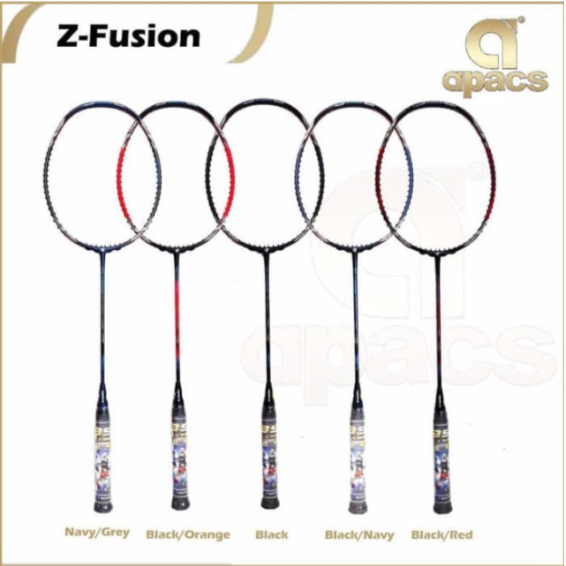 Raket Badminton APACS Z FUSION Low vibration 35 LBS / 5U-G2 ORIGINAL