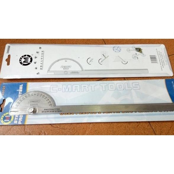 

(BK HEND) BUSUR DERAJAT COMBI PENGGARIS STAINLESS STEEL PROTRACTOR ALAT UKUR SUDUT ( SIZE BESAR )