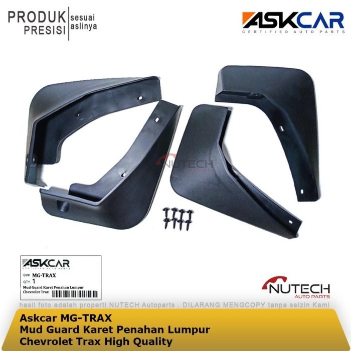 Mud Guard Karet Penahan Lumpur Chevrolet Trax High Quality