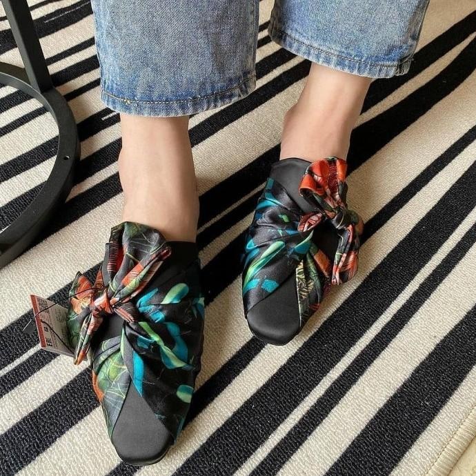 Sepatu Wanita Zara Loafers Terbaru Original Branded Store Shoes Gm5664