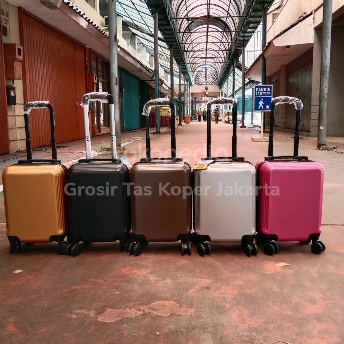 Koper 16 Inch Fiber Polo Asia Kabin Size Promo Cuci Gudang