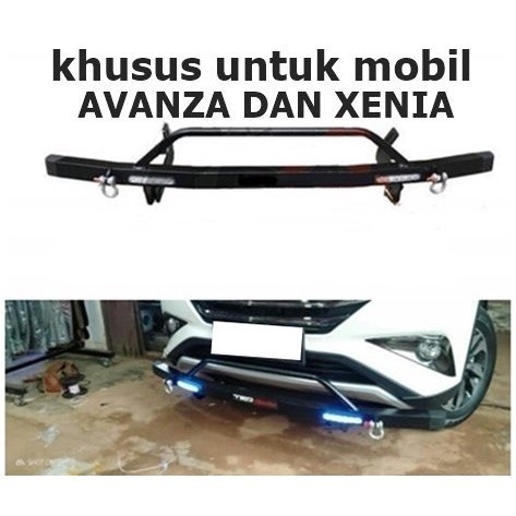 TOWING VELOZ AVANZA XENIA 2004-2018 BUMPER BESI DEPAN TANDUK