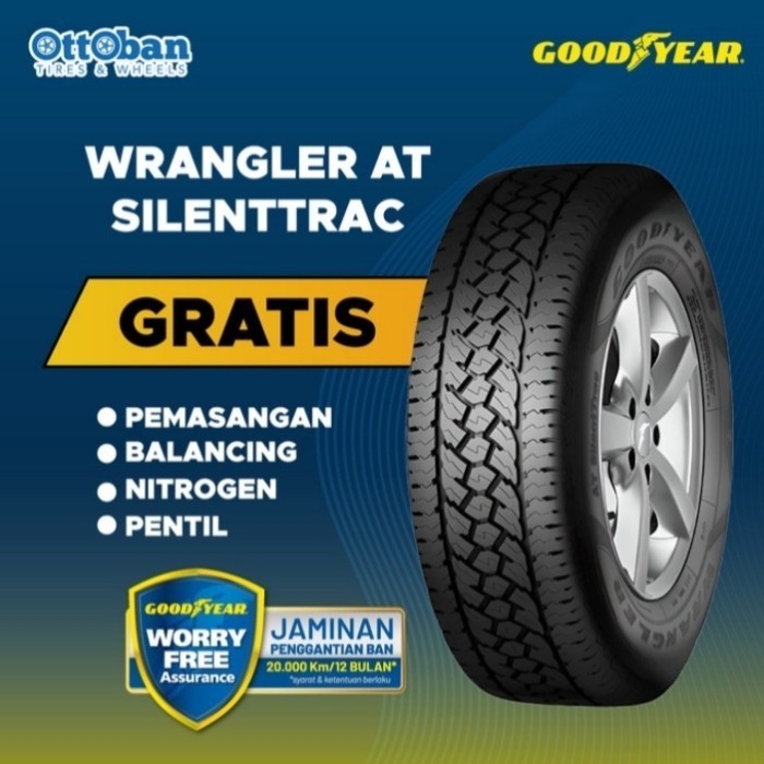 BAN MOBIL GOODYEAR WRANGLER AT SILENTTRAC 225 65 R17 102T OWL