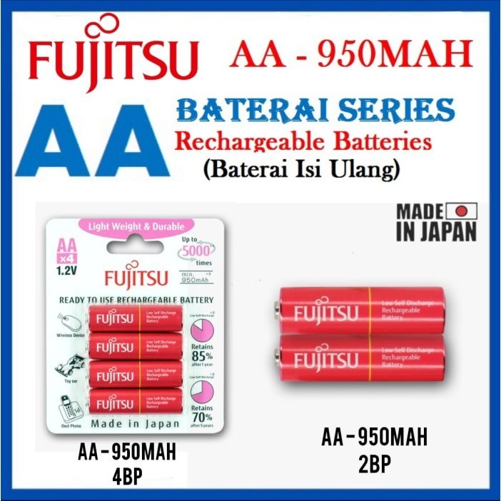 Baterai Cas Batre isi ulang AA A2 Mainan Tamiya 950mah Rechargeable