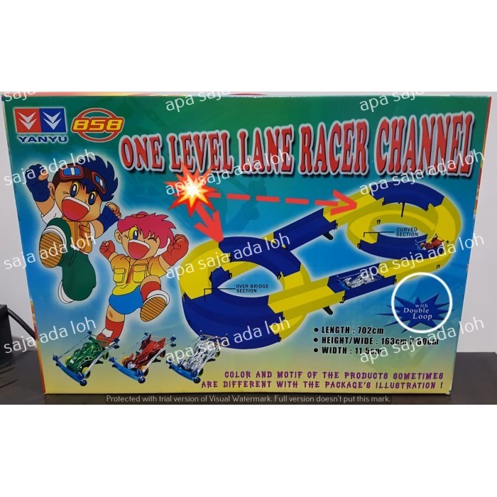 Track Tamiya 1 Jalur 2 Loop Double Jalanan Jalan Tamiya Mainan Anak