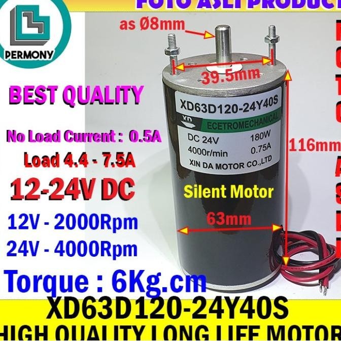 XD63D120 Silent Motor XD-63D120 Dinamo High Quality 63D120