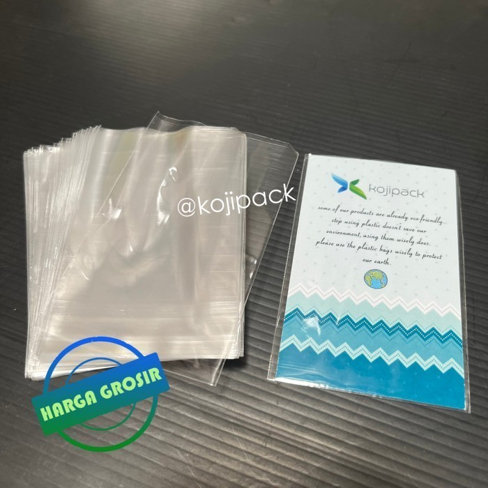 

BARANG TERLARIS Plastik OPP Kartu KILOAN Tebal 6x9 Tanpa Lem KTP Nama Debit Kredit