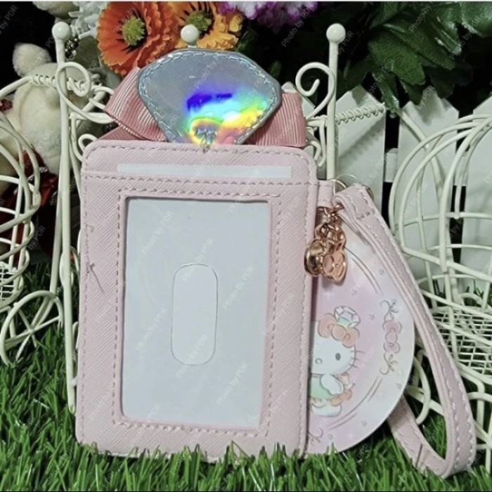 

BARANG TERLARIS Tag ID Card Holder Pass Case Hello Kitty Diamond Sanrio Original