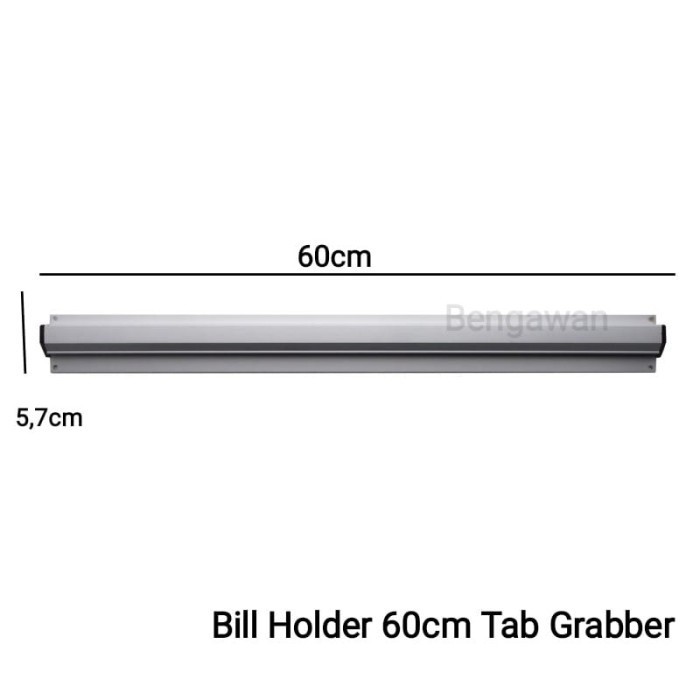 

BARANG TERLARIS Bill Holder 60cm Tab Grabber Rack Penjepit Kertas Menu Order Cafe